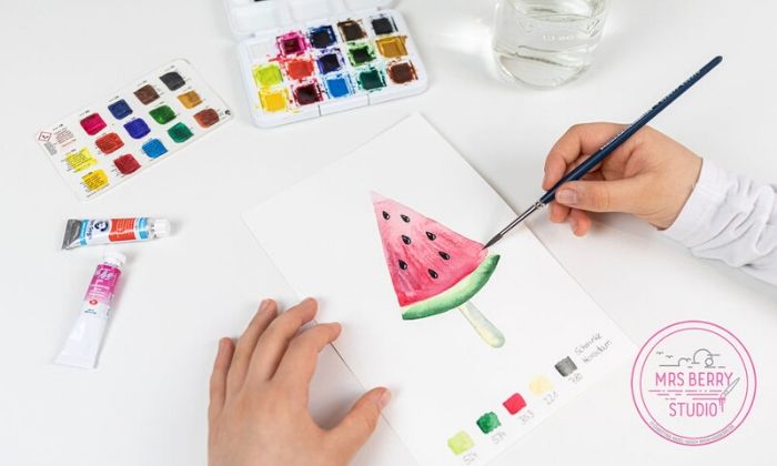 Trend-Motive mit Watercolor gestalten. ©Christina Nagel-Gasch